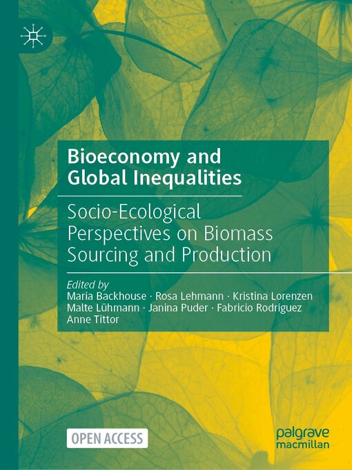 Title details for Bioeconomy and Global Inequalities by Maria Backhouse - Available